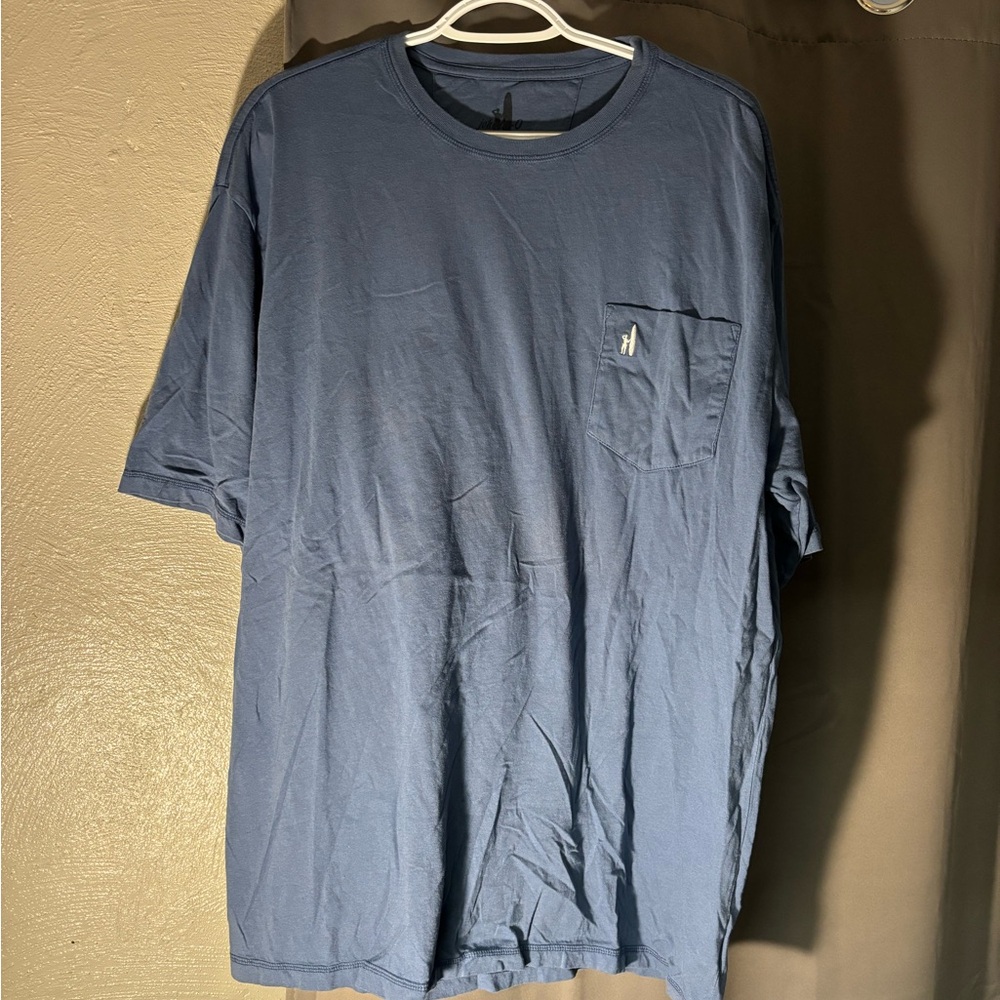 johnnie-O Classic Blue Short Sleeve Tee